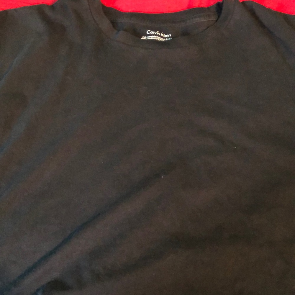 Calvin Klein plain black shirt